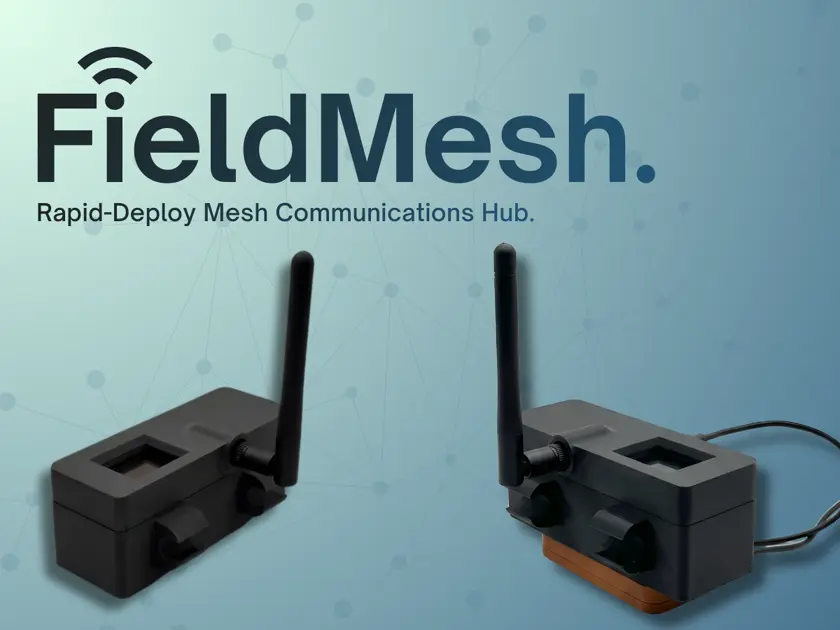 FieldMesh hub and mesh node hero image